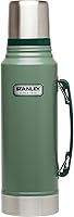 Stanley Heritage Classic Vacuum Bottle with Handle 1.1 qt | Wide Mouth with Leakproof Cup Lid | Keep Drinks Hot or Cold...