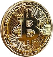 Collector's Edition Bitcoin Coin - Commemorative Cryptocurrency Collectible in Protective Acrylic Display Case - Perfect...