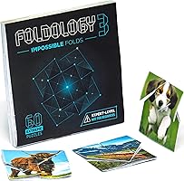 FOLDOLOGY 3 - Impossible Folds. Expert-Level Puzzle Game. 60 Origami Brain Teasers for Teens and Adults. Challenging,...